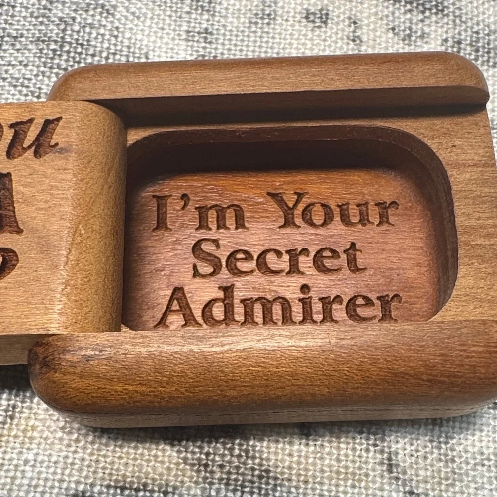 Wooden Secret Message Box - Picture 2 of 11